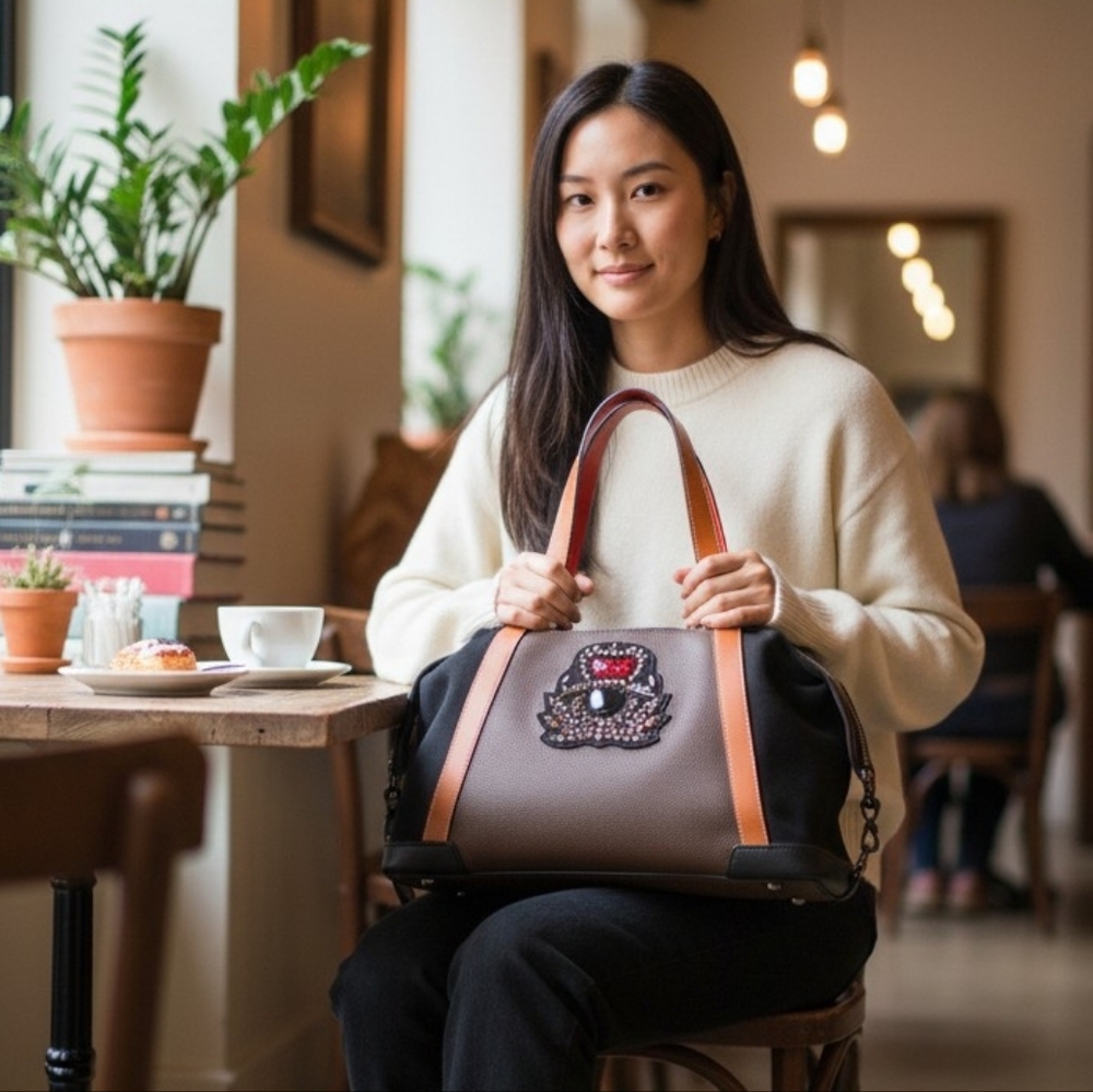Black Christian Louboutin Bagdamon Travel Bag - Picture 2 of 2